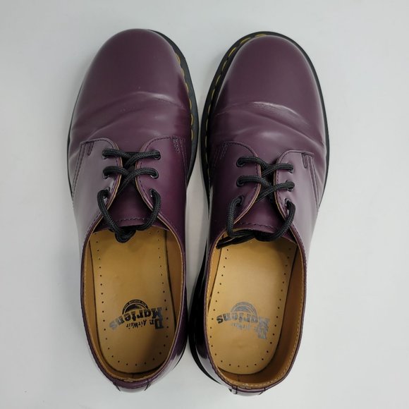 Dr. Martens 1461 3 Hole Men\'s Purple Leather Oxford Shoes USM Size 9 main image 4
